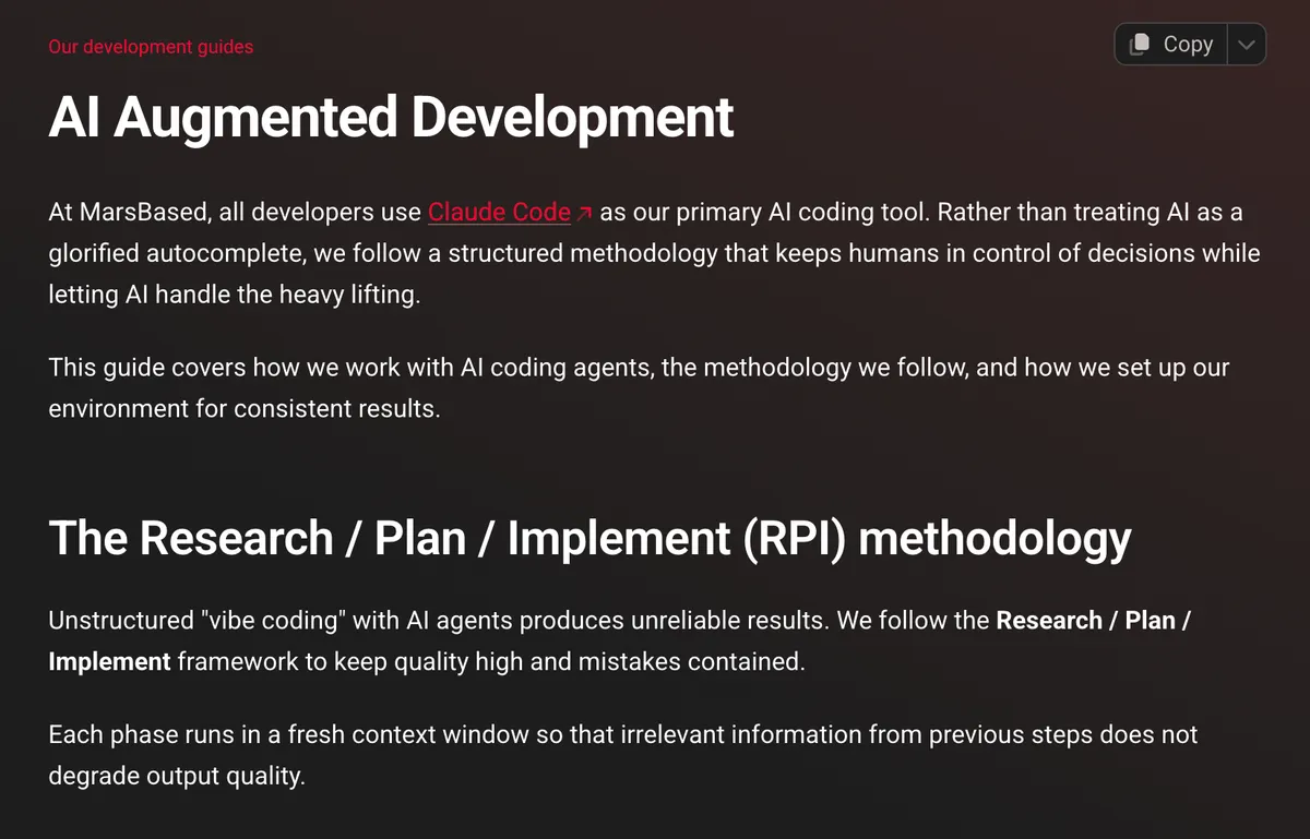 Handbook AI-Augmented Development