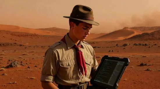 Boy-scout on Mars