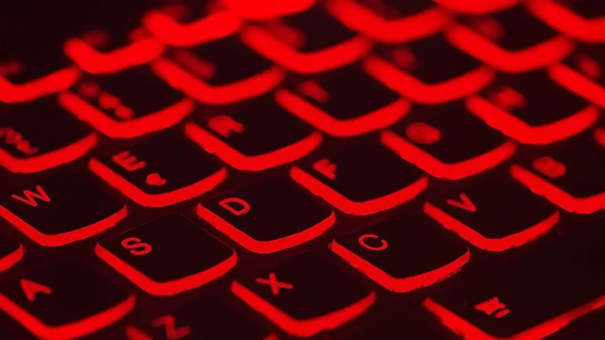 Red keyboard