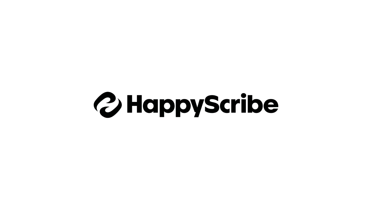 HappyScribe logo — AI-augmented development and UI/UX design by MarsBased