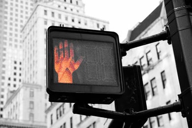 Red traffic light