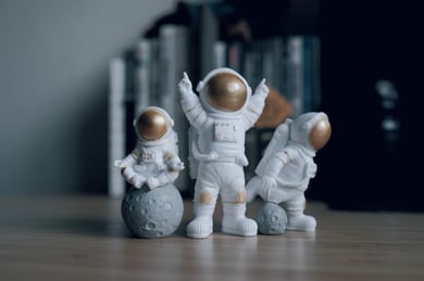 Astronaut figurines