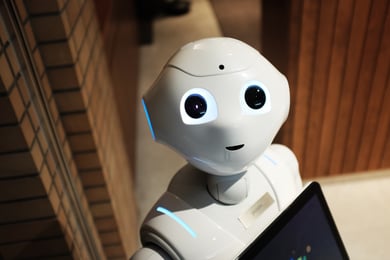 Robot staring at the camera - possibly your next CTO