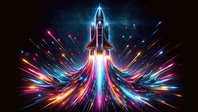Rocket blast-off