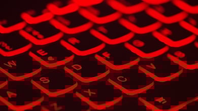 Red keyboard