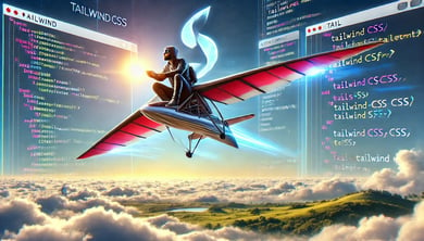 TailwindCSS frontend developer gliding the skies