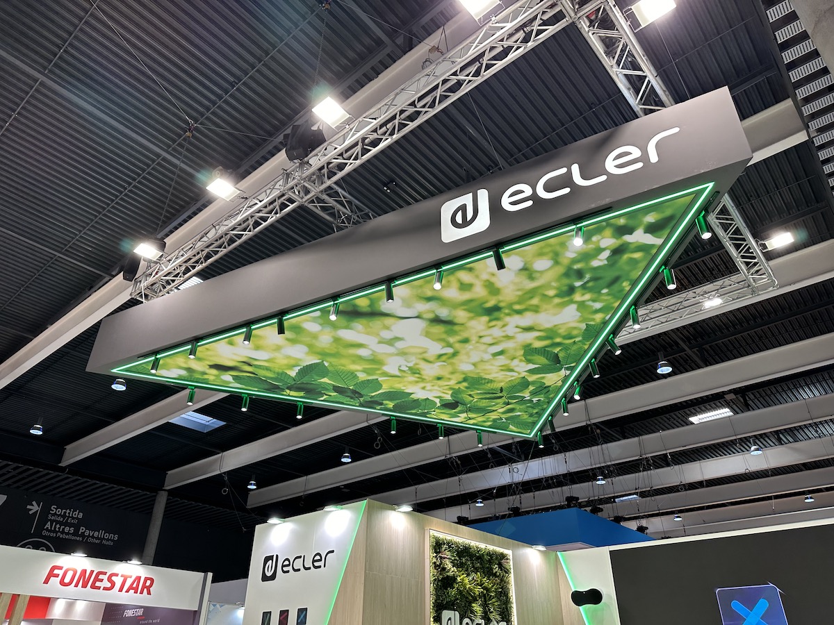 Ecler booth at ISE 2024